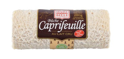 La bûche Caprifeuille 280g - fromage de chèvre au lait cru moulé à la louche - gamme coupe - Sèvre & Belle